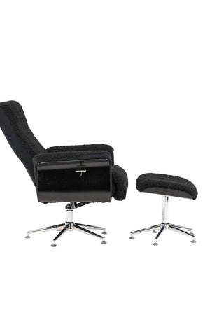 Venture Home Hagön Lounge Chair - Mörkgrå/Svart