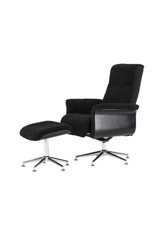 Venture Home Hagön Lounge Chair - Mörkgrå/Svart