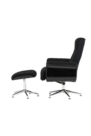 Venture Home Hagön Lounge Chair - Mörkgrå/Svart