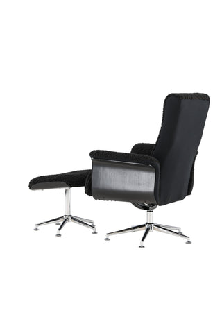 Venture Home Hagön Lounge Chair - Mörkgrå/Svart