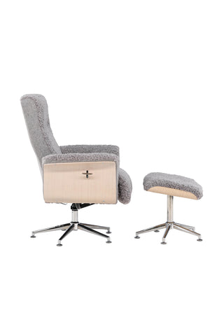 Venture Home Hagön Lounge Chair - Grå/Whitewash