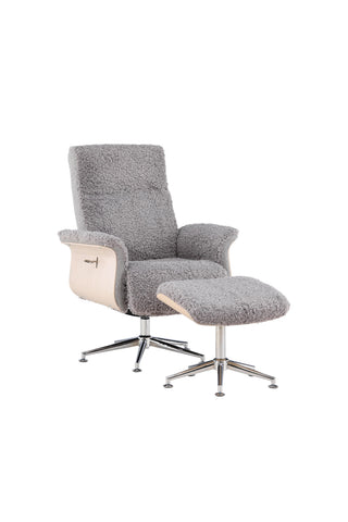 Venture Home Hagön Lounge Chair - Grå/Whitewash