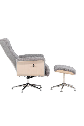 Venture Home Hagön Lounge Chair - Grå/Whitewash