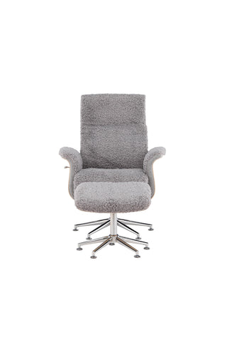 Venture Home Hagön Lounge Chair - Grå/Whitewash