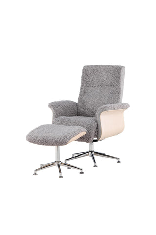 Venture Home Hagön Lounge Chair - Grå/Whitewash