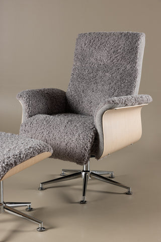 Venture Home Hagön Lounge Chair - Grå/Whitewash