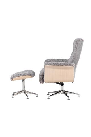 Venture Home Hagön Lounge Chair - Grå/Whitewash