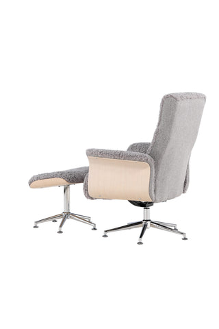 Venture Home Hagön Lounge Chair - Grå/Whitewash