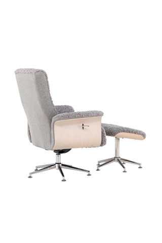 Venture Home Hagön Lounge Chair - Grå/Whitewash