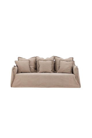 Vind Oskarshamn 3-sits soffa - Beige/Brun /