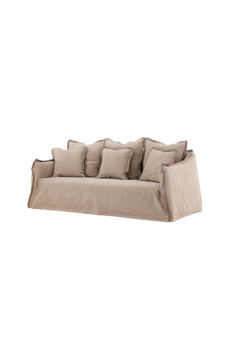 Vind Oskarshamn 3-sits soffa - Beige/Brun /