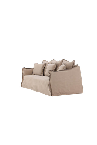 Vind Oskarshamn 3-sits soffa - Beige/Brun /