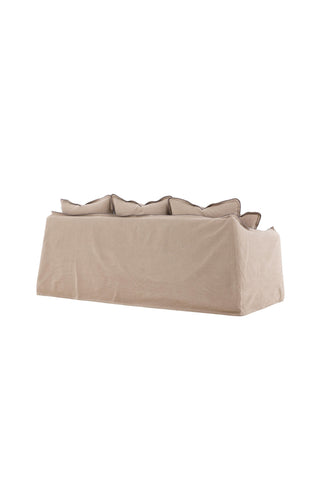 Vind Oskarshamn 3-sits soffa - Beige/Brun /