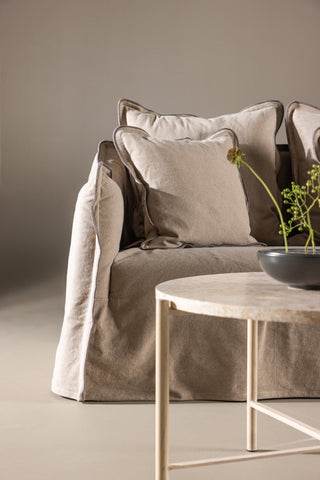 Vind Oskarshamn 3-sits soffa - Beige/Brun /