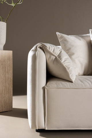 Vind Torekov 3-sits soffa - Beige Mocca Look /