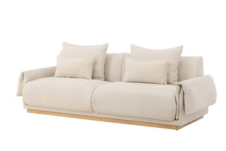 Vind Mollösund 3-sits soffa - Beige Linne /