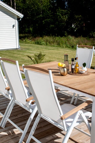 Mexico Bord 210*100 - Vit/Teak