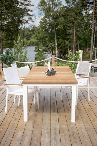 Mexico Bord 210*100 - Vit/Teak