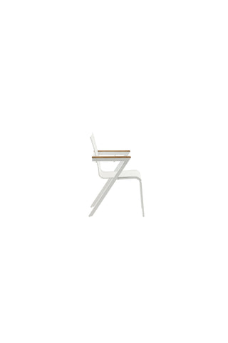 Mexico Stol 6-pack - Vit/Teak