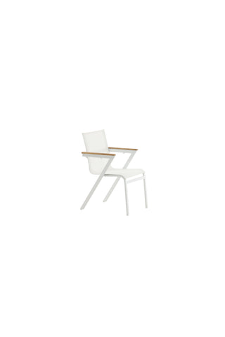 Mexico Stol 6-pack - Vit/Teak
