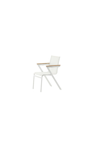 Mexico Stol 6-pack - Vit/Teak