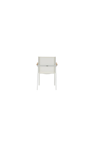 Mexico Stol 6-pack - Vit/Teak