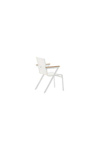 Mexico Stol 6-pack - Vit/Teak