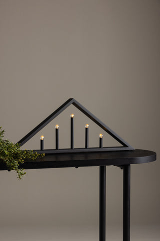 Venture Home Sankt Anton Bordslampa - Matt Svart / Metall