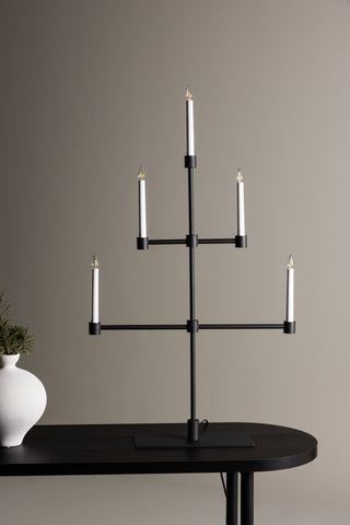 Venture Home Avoriaz Bordslampa - Matt Svart / Metall