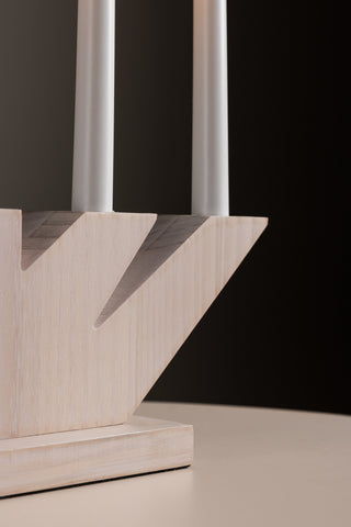 Venture Home Verbier Bordslampa - Whitewash / Furu