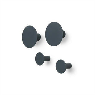 PONTO Väggkrokar Set/4, Gunmetal