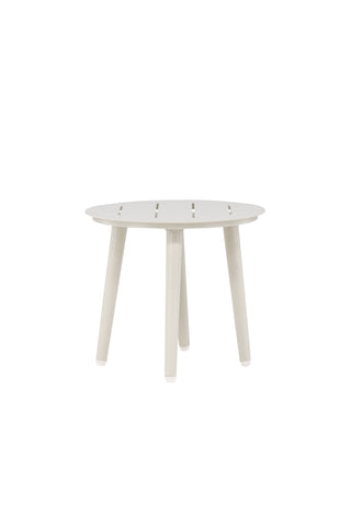 Venture Home Lina Runt Sidobord ⌀40 cm - Beige