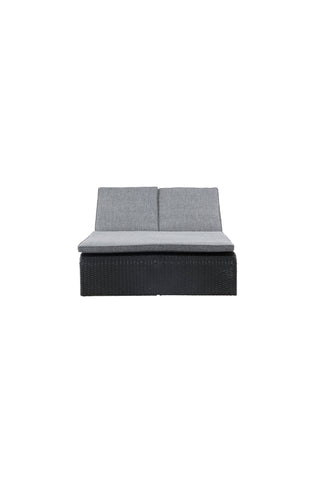 Venture Home London Solsäng - Svart / Mörkgrå Spunpolyester