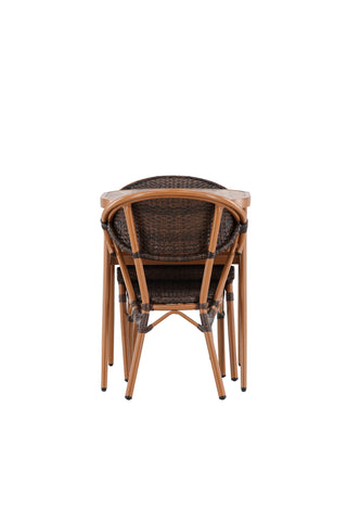 Venture Home Abrantes Cafeset - Brun / Brun