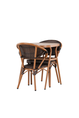 Venture Home Abrantes Cafeset - Brun / Brun