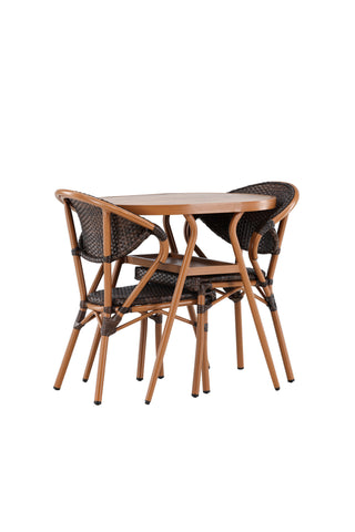 Venture Home Abrantes Cafeset - Brun / Brun