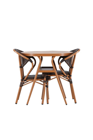 Venture Home Abrantes Cafeset - Brun / Brun