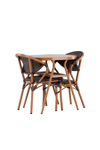 Venture Home Abrantes Cafeset - Brun / Brun