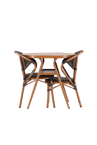 Venture Home Abrantes Cafeset - Brun / Brun