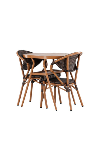 Venture Home Abrantes Cafeset - Brun / Brun