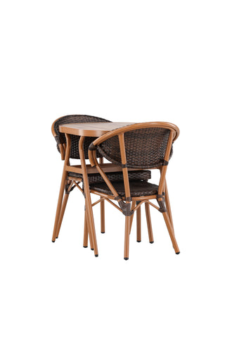Venture Home Abrantes Cafeset - Brun / Brun