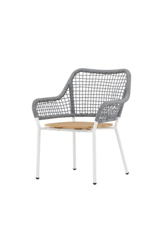 Venture Home Amora Loungestol - Grå/Teak