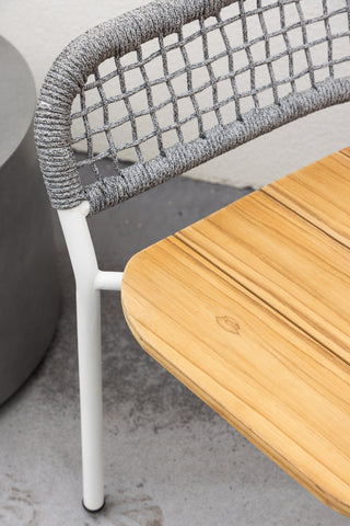Venture Home Amora Loungestol - Grå/Teak
