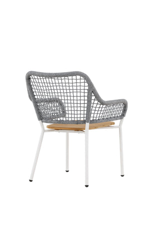 Venture Home Amora Loungestol - Grå/Teak