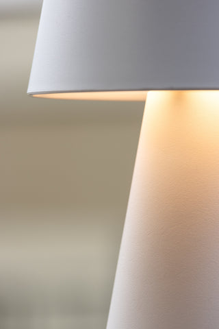 Venture Home Stratford Bordslampa ø15*23cm - Vit/vit /