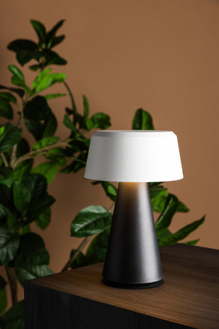 Venture Home Stratford Bordslampa ø15*23cm - Vit/svart /