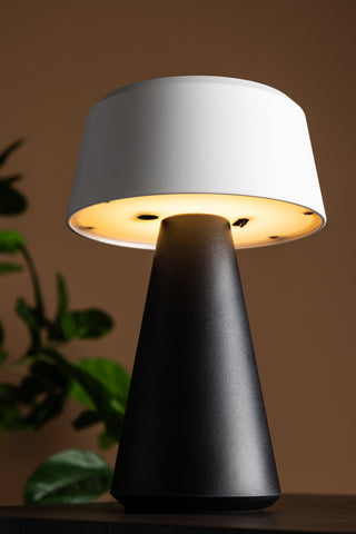Venture Home Stratford Bordslampa ø15*23cm - Vit/svart /