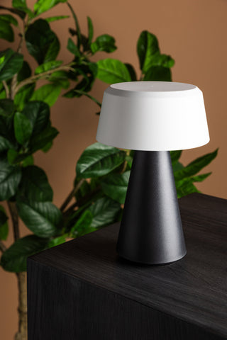 Venture Home Stratford Bordslampa ø15*23cm - Vit/svart /