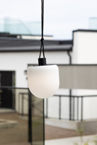 Venture Home Colie Pendellampa ø16*21cm - Svart/vit /