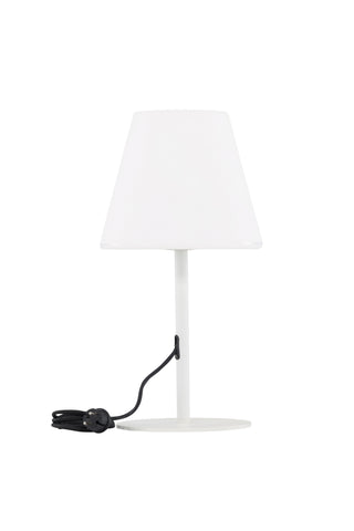 Venture Home Moris Bordslampa ø28*52cm - Vit/Vit/